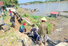 Jalan Penghubung Desa Batuq Kembali Longsor, Akses Dialihkan Lewat Jalur Darat