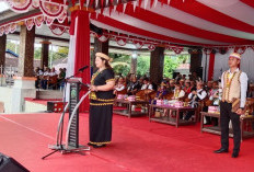 Pemkab Gelar Upacara Peringatan Hari Jadi ke-12 Mahulu, Bupati: Kemajuan Bertahap tapi Pasti