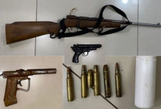 Polres Paser Ungkap Kasus Kepemilikan 3 Senpi Ilegal di Muara Komam