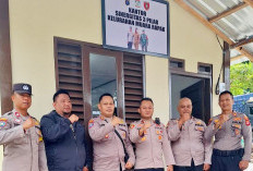 Bhabinkamtibmas Muara Rapak Sulap Lahan Tak Terawat Jadi Pusat Pelayanan Warga