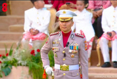 Dari Halaman Mapolresta Balikpapan ke Istana Negara, Kombes Pol Jerrold Pimpin Penurunan Bendera HUT ke-81 RI