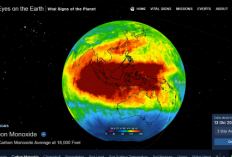 Satelit NASA Pantau Sebaran Karbon Monoksida di langit Indonesia Berwarna Merah Pekat, Bahayakah?