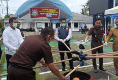 Kejari Bontang Musnahkan Barang Bukti, Mayoritas Kasus Narkotika