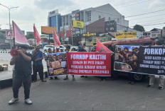 Massa FORKOP Kaltim Geruduk Kejati, Minta Penanganan Kasus CV ABI dan Dispar Kukar Dipercepat