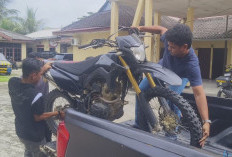Kabur ke Balikpapan Bawa Motor Curian, Pelaku Ditangkap Tim Enggang Sangsaka Polsek Sangkulirang
