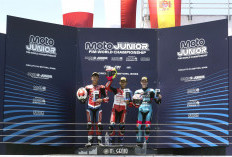 Juara di Estoril, Kiandra Ramadhipa Pangkas Jarak di Klasemen Moto3 Junior 2026