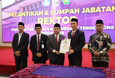 Prof Ince Raden Dilantik sebagai Rektor Unikarta, Soroti Pemenuhan Dosen Bergelar Doktor dan Infrastruktur