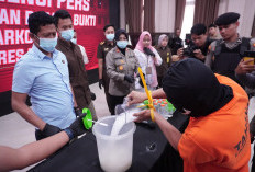  Polres Bontang Musnahkan Satu Kilogram Sabu dari Tangan Pengedar 
