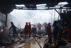 Bengkel Las di Sempaja Utara Terbakar, Satu Orang Alami Luka Bakar