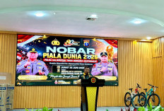 Polda Kaltim Adakan Nobar Piala Dunia Bareng Ojol 