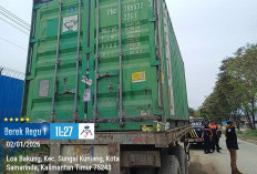 Bahayakan Pengendara Karena Parkir Sembarangan, Dishub Samarinda Tertibkan Kontainer di Ringroad I