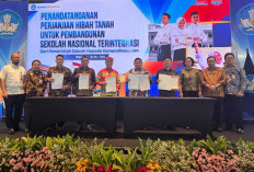 Bupati PPU Teken BAST Lahan Sekolah Nasional Terintegrasi, Pembangunan Segera Dimulai