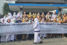 TPP Belum Cair Sejak Juni, Pegawai RSUD AWS Gelar Aksi Damai
