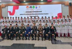 45 Paskibraka Kukar Dikukuhkan, Bupati Pesan Jaga Kesehatan Jelang HUT RI ke-81