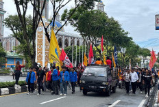 Situasi Terkini Aksi Mahasiswa di Balikpapan, Massa Longmarch dari Simpang BC menuju Gedung DPRD 
