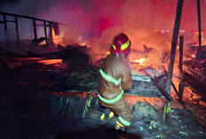 3 Rumah di Samboja Kukar Ludes Terbakar, Diduga Akibat Korsleting Listrik