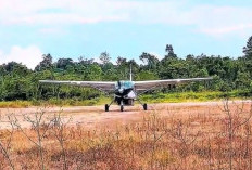 Runway Belum Diaspal, Operasional Bandara Uyang Lahai di Kongbeng Kutai Timur Terkendala Cuaca