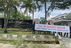  Demo di Depan Kantor ESDM Kaltim, Mahasiswa Kritisi Dampak Perizinan Tambang Diambil Alih Pusat 