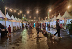 Disporapar Paser Adakan Expo di Gentung Temiang untuk Sambut Kontingen Porprov 