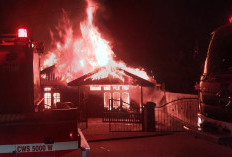 Satu Rumah di Gunung Panjang Berau Hangus Terbakar, Diduga Korsleting Listrik