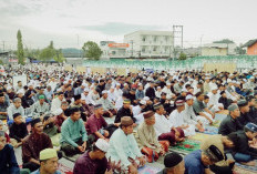 Ribuan Jamaah Padati Masjid Ash Shabirin Samarinda, Salat Idulfitri kembali Digelar Usai Renovasi