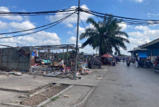 Lapak Non Permanen di Pasar Induk Penyembolum Dibongkar, 117 Pedagang Direlokasi ke Kios Baru 