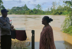 Antisipasi Terjadi Banjir Susulan, Polsek Muara Bengkal Perketat Pemantauan Debit Air
