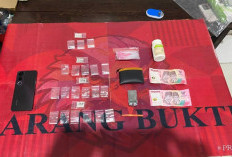 Pengedar Narkoba di Muara Komam Digerebek Polisi, 20 Paket Sabu Disita