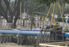 Pemkot Samarida Sebut Perbaikan Kerusakan Pondasi Teras Mahakam Masih Tanggung Jawab Kontraktor 