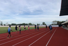 Lintasan Atletik Baru di Paser Mulai Dipakai Latihan Jelang Porprov Kaltim 2026