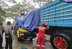 Dump Truck Tabrak Fuso di Palaran Samarinda, 1 Orang Meninggal Dunia