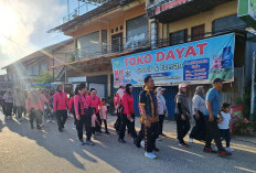 Sambut Hari Bhayangkara ke-80, Polsek Loa Kulu Gelar Jalan Sehat