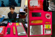 Polda Kaltim Bongkar Modus Samarkan Ganja dalam Paket Berisi Kaos Basah 