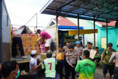 Bantu Korban Kebakaran di Muara Adang, Dapur Umum Didirikan