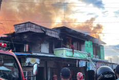 Empat Toko Terbakar di Jalan Milono Tanjung Redeb, Kebakaran Pertama Berau di 2026