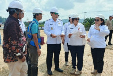 Pemkab Mahulu Tinjau Pembangunan Rumah Sakit PHTC GSM, Minta Kontraktor Pelaksana Kejar Target Pengerjaan
