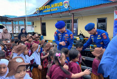 Seru! Anak TK di Paser Diajak Kenal Kapal Polisi dan Keselamatan Perairan