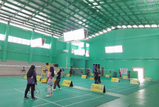 Selama Akhir Pekan, Pelajar SMP Manfaatkan GOR Bulutangkis Balikpapan Tenis Stadium untuk Latihan