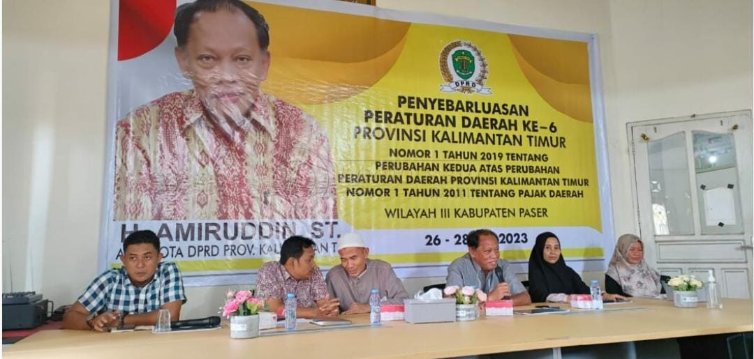 Amiruddin Sosialisasi Taat Pajak di Desa Lolo