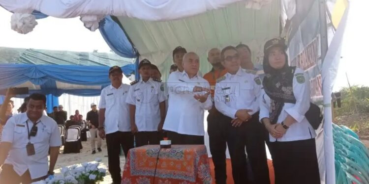 Pembangunan Jembatan Sungai Nibung Berlanjut, Gubernur dan Bupati Kutim Hadiri Ground Breaking