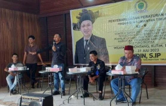 M Udin Sosper Ke-9 di Berau, Wujudkan Kampung Bersih dari Narkoba