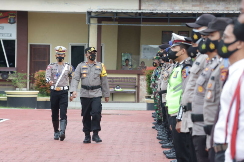 Polres Kukar Gelar Apel Operasi Patuh Mahakam 2022