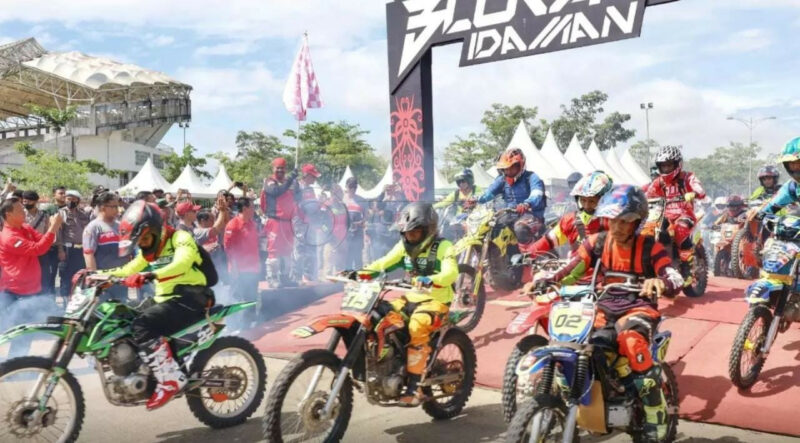 Ratusan Rider Ikuti Trail Adventure Blukar Idaman di Tenggarong Seberang