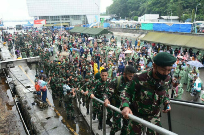 Yonif Raider 600/Modang Diberangkatkan ke Papua, Bertugas hingga 9 Bulan ke Depan