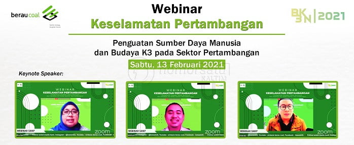 Berau Coal Laksanakan Webinar Keselamatan Pertambangan