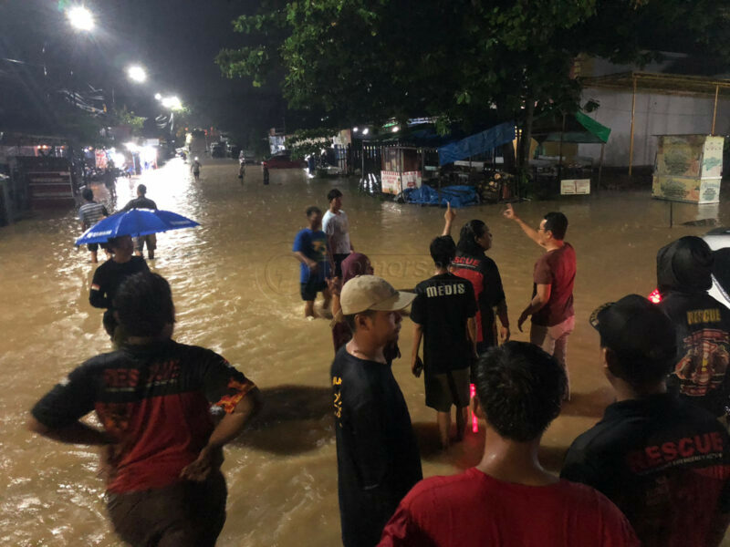 Hujan 5 Jam Tenggarong Banjir, Terparah di Jalan Belida dan Pesut