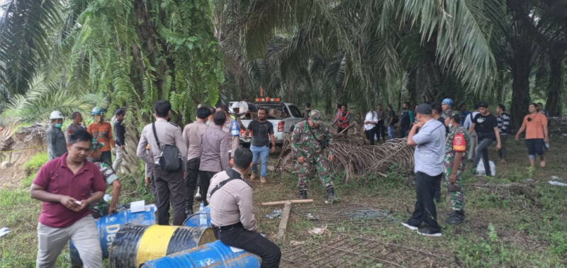 Polisi Temukan Tambang Emas Ilegal di Batu Sopang