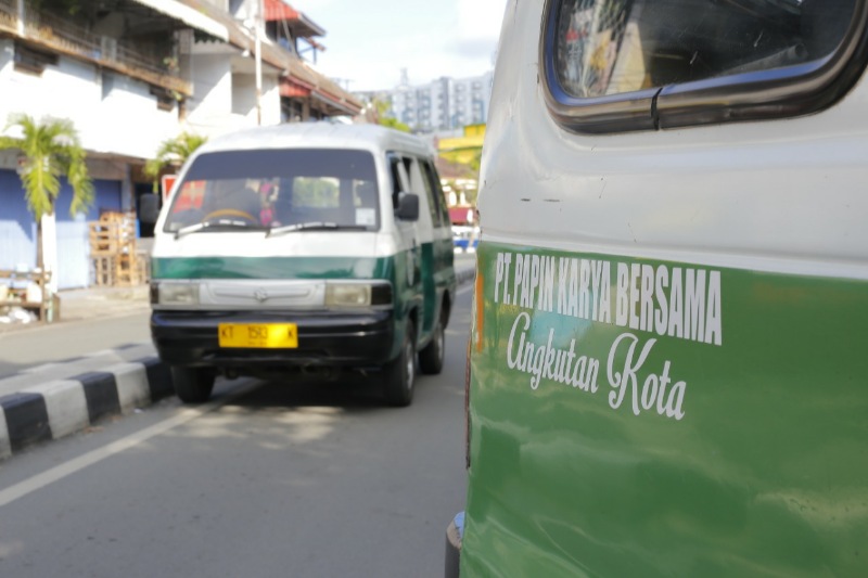 Sulit Awasi Protokol Kesehatan Angkot di Balikpapan