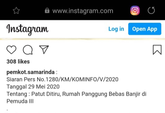 Pemkot Klarifikasi Ajakan Bangun Rumah Panggung Demi Hindari Banjir di Akun Instagram