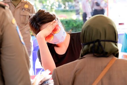 Perwali Diterapkan, Banyak Warga Balikpapan Terjaring Razia Masker